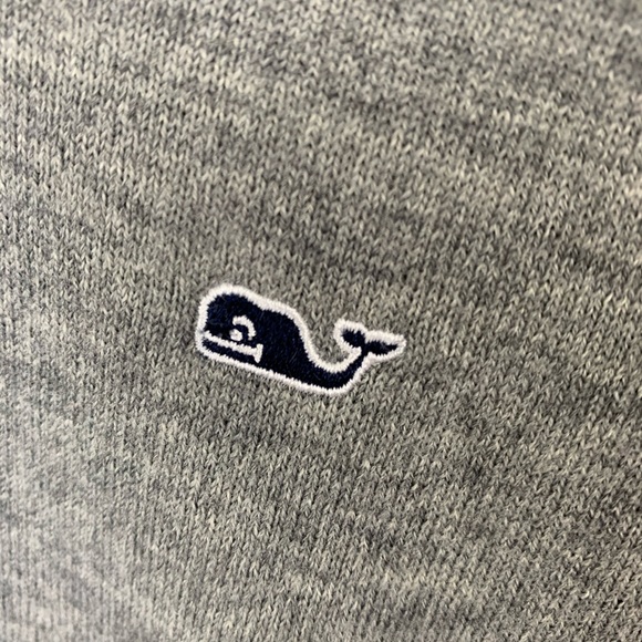 Vineyard Vines Gray Merino Wool V-Neck Sweater - Picture 4 of 8